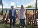Бизнес-омбудсмен посетил фермерское хозяйство в Пушкино